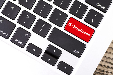 Electronic commerce computer keyboardのeditorial素材