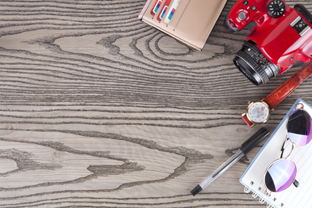 Travel itemsのeditorial素材