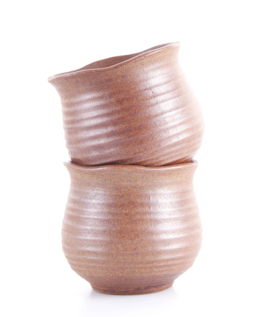 Pottery cupの写真素材