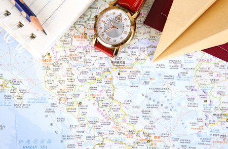 Balkans close up view on mapのeditorial素材