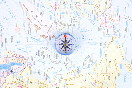 The map of the Arctic Centerのeditorial素材