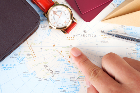 Antarctic expedition planのeditorial素材