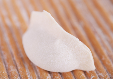 A dumpling close up viewの写真素材