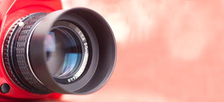 Camera lensの写真素材