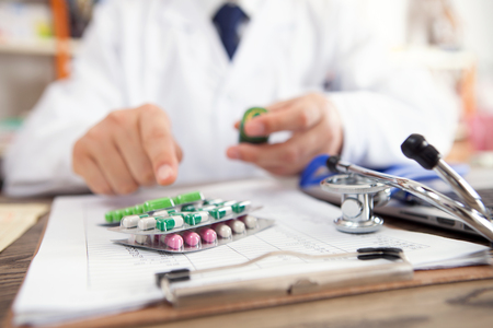 A medicine doctor prescript medicationの写真素材