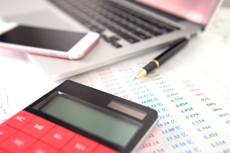 Financial workの写真素材