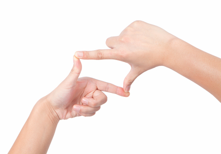 hand gestureの写真素材