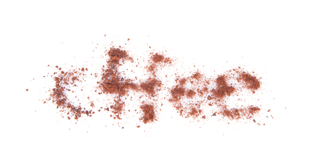 Coffee written in Englishの写真素材