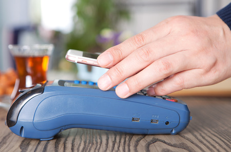 Mobile phone scan payment