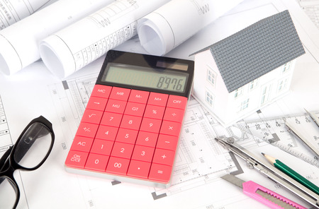 Concept of construction budgetの写真素材