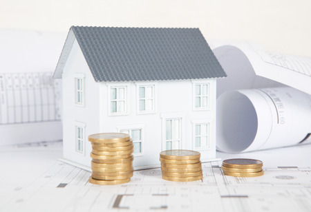Building cost budget conceptの写真素材