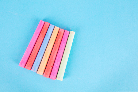 Chalk on a soft background