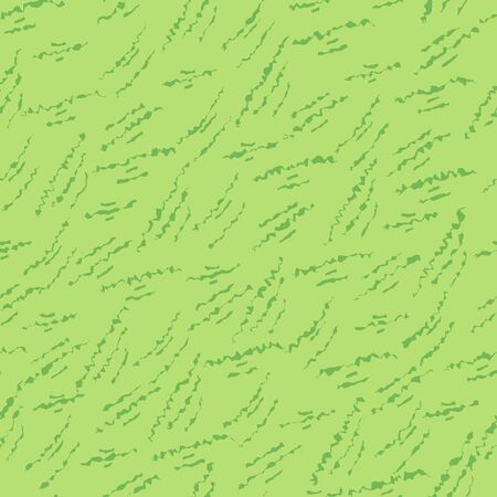 seamless pattern. dark green curved zigzag lines chaotically on light green backgroundのイラスト素材