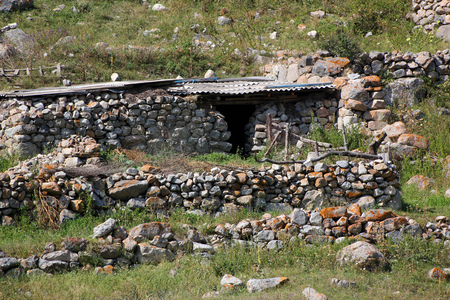 stone houseの写真素材