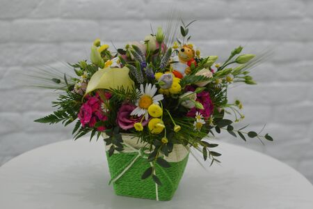 bouquet of nature flowersの写真素材