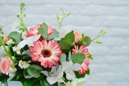 Spring bouquet of flowersの写真素材