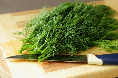 Dill on a cutting board
の写真素材