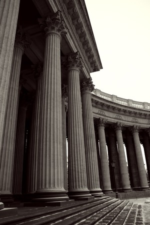 Columns of Kazan Cathedralの写真素材
