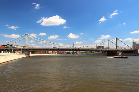 Moscow, Russia, July 5, 2015,View of the Crimean bridge .のeditorial素材
