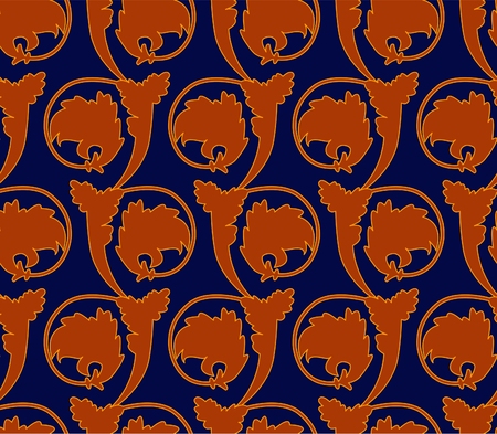 retro seamless patternのイラスト素材