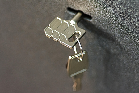 Key in Lock Safety Deposit Box