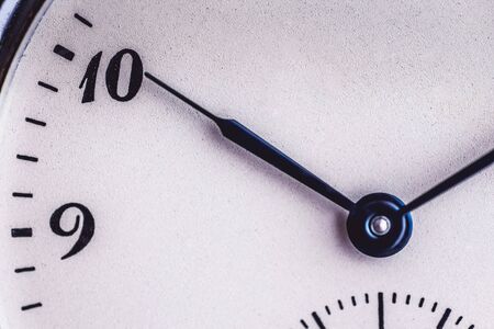 Old Pocket Watch like Time Passing Concept. Deadline, Running Out of Time and Urgency.の写真素材