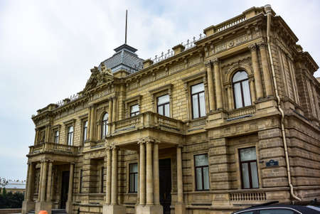 Azerbaijan - May 2019. Sights, buildings and streets in Baku.の写真素材