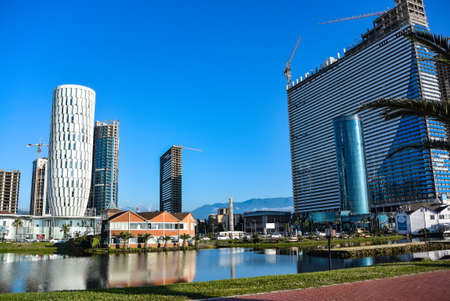 Sights and buildings in the city of Batumi. Georgia. May. 2019.の写真素材