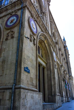 Azerbaijan - 2019. Sights, buildings and streets of Baku. Spring in Baku.のeditorial素材