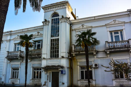 Sights and buildings in the city of Batumi. Streets of Batumi. Georgia. 2019.のeditorial素材