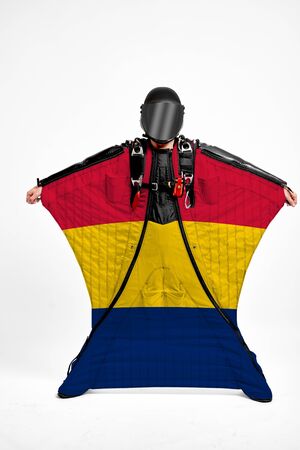 Chad flag travel.の写真素材