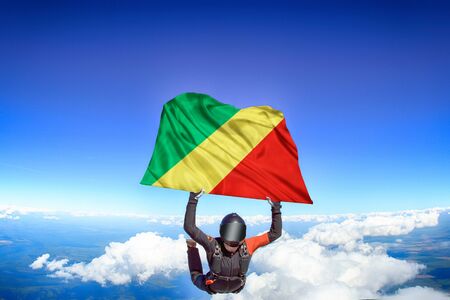 Congo flag travel.の写真素材