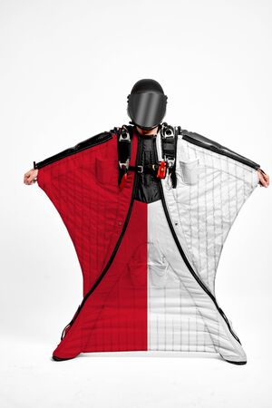 Monaco flag travel.の写真素材