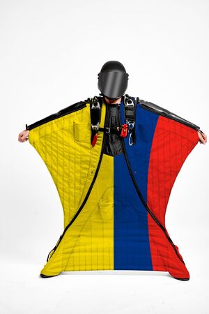 Colombia flag travel.の写真素材