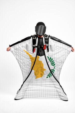 Cyprus flag travel.の写真素材