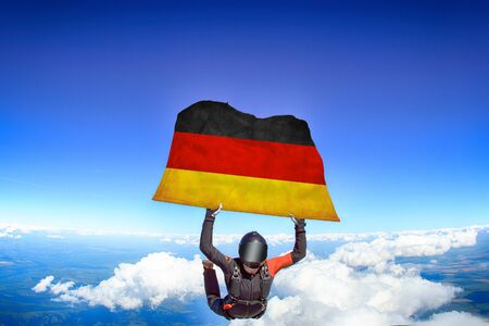 Germany flag travel.の写真素材