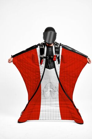 Austria flag travel.の写真素材
