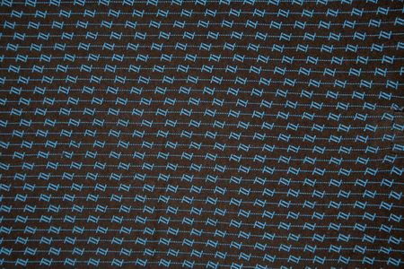 striped fabric texture, blue and black, front view