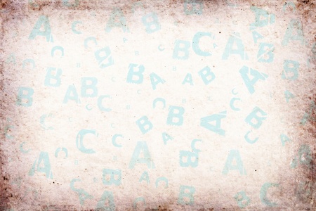 texture, grunge, ancient paper with age marksの写真素材