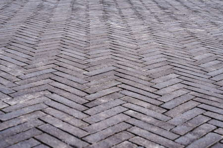 Closeup texture brown paving slabs backgroundの写真素材