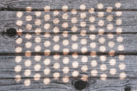 Close up abstract background of round shadows blurred backgroundの写真素材