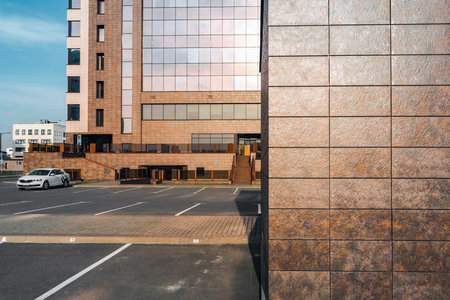 Close-up Background of a modern building