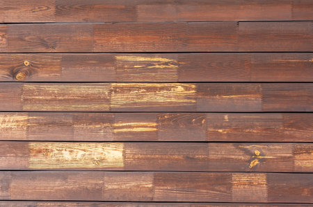 Close-up, painted boards wall background and textureの写真素材