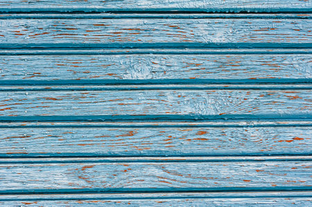 Close-up, painted boards wall background and textureの写真素材