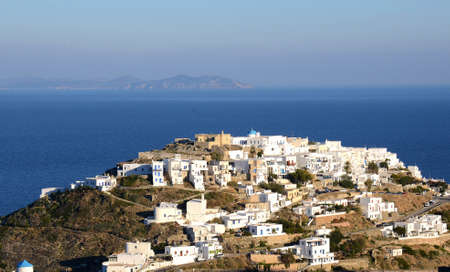 white villages and coasts of the Mediterranean coast, Aegean Seaの写真素材