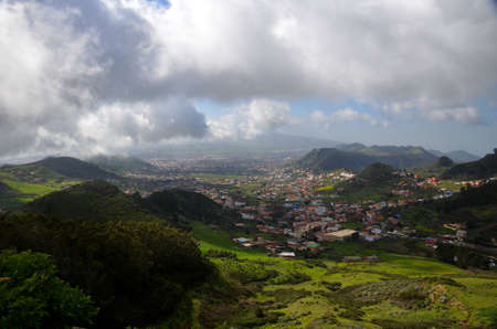 Landscapes of the interior of the island of Tenerife in the Canary Islands, Spainの写真素材
