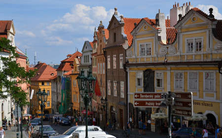 views of the historic center and medieval city of prague, czech republicのeditorial素材