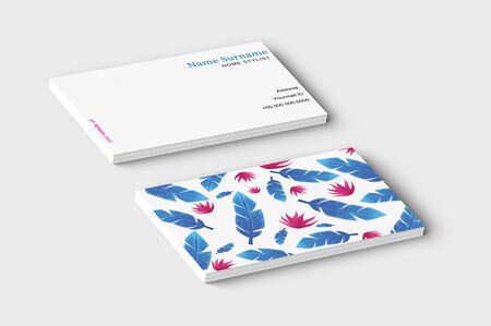 The ultimate and the beautiful royal business cardsのイラスト素材