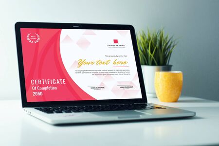 The perfect and exact template for the certificate.