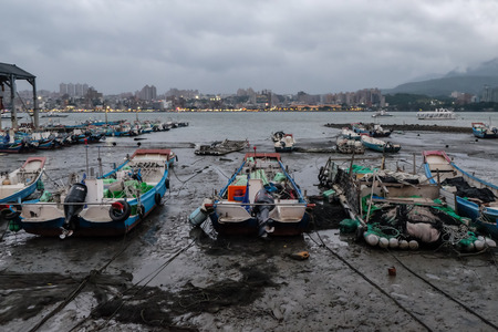 Tamsui coast in Taipei, Taiwanのeditorial素材
